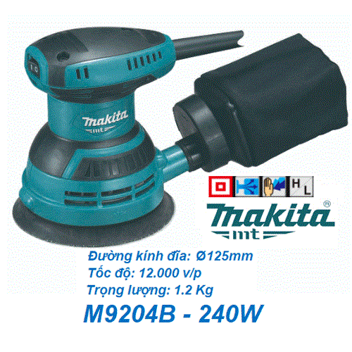 Máy chà nhám rung tròn Makita M9204B ( 240W )