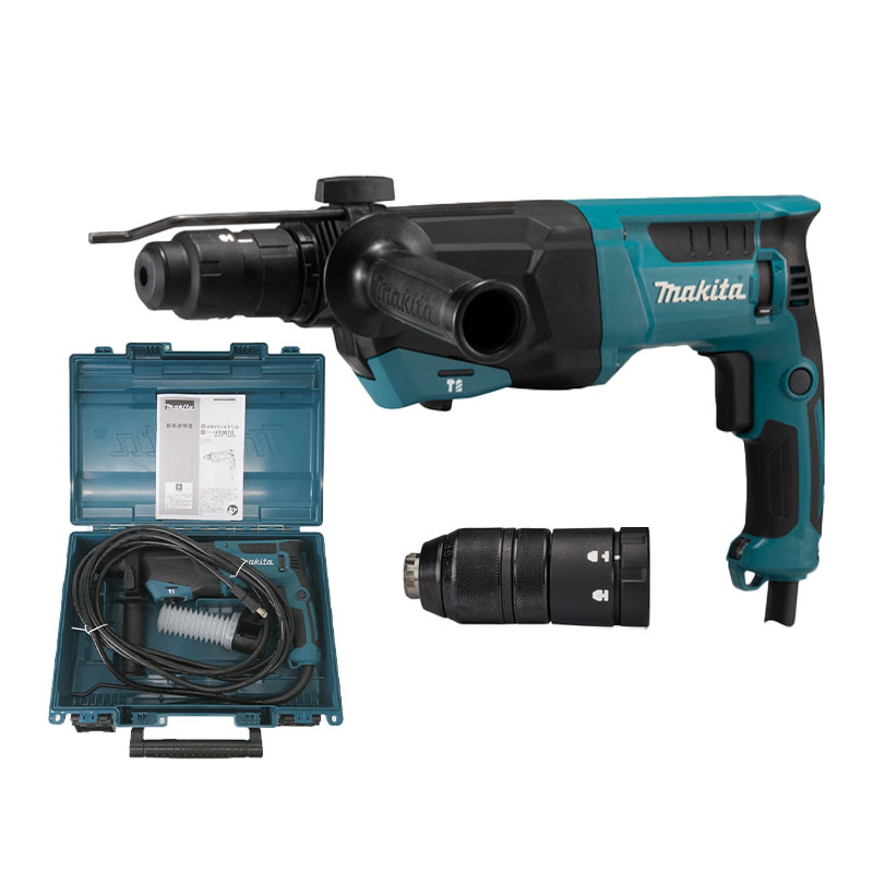 Máy khoan búa 3 chức năng 800W Makita HR2670FT (Thay đầu nhanh)