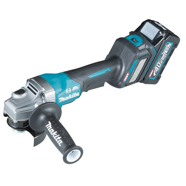 Máy Mài Góc Dùng Pin Makita GA027GM201 (100MM/Công Tắc TRƯỢT/AWS/BL)(40V MAX)